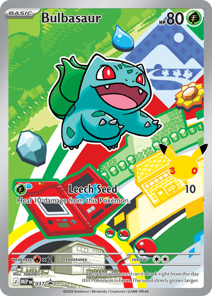 Bulbasaur 037 — MEP Black Star Promos (Spanish Pokémon TCG card)