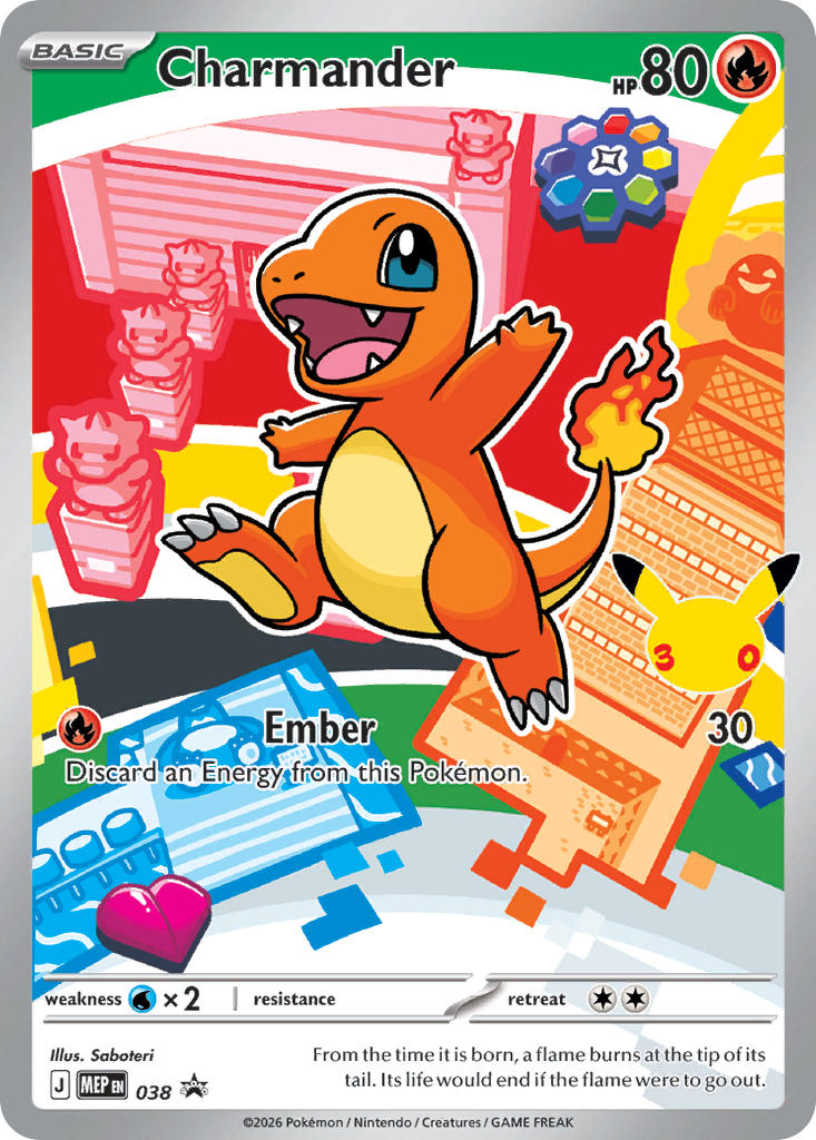 Charmander 038 — MEP Black Star Promos (Spanish Pokémon TCG card)