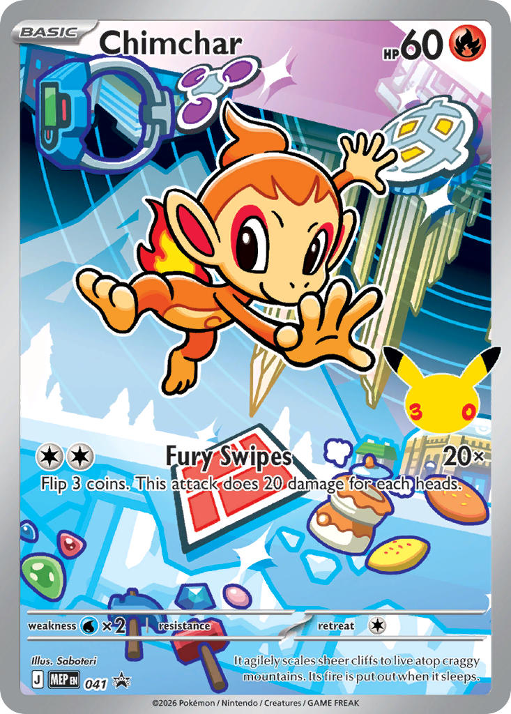 Chimchar 041 — MEP Black Star Promos (Spanish Pokémon TCG card)