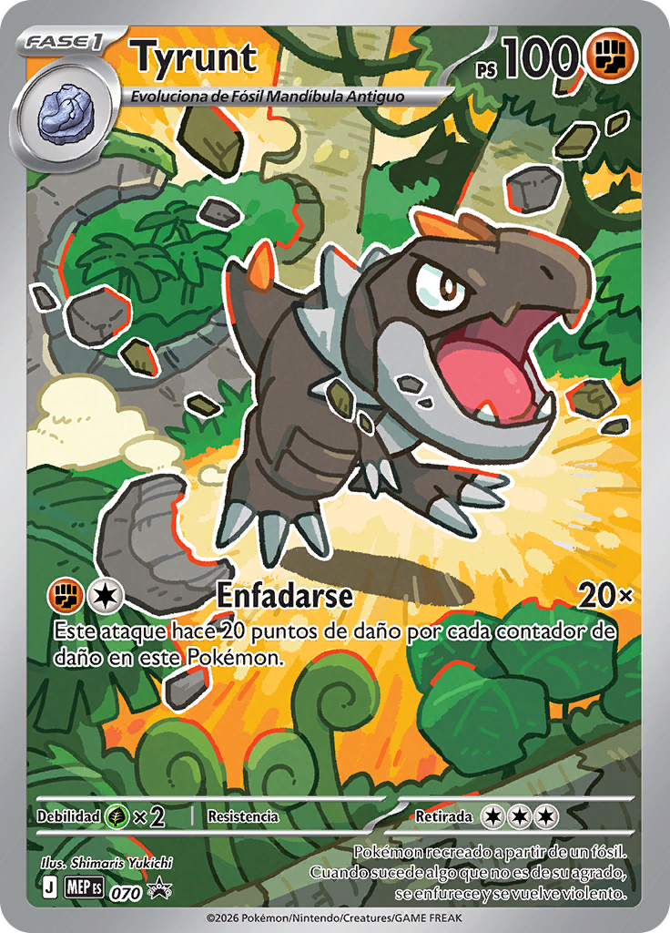 Tyrunt 070 — MEP Black Star Promos (Spanish Pokémon TCG card)