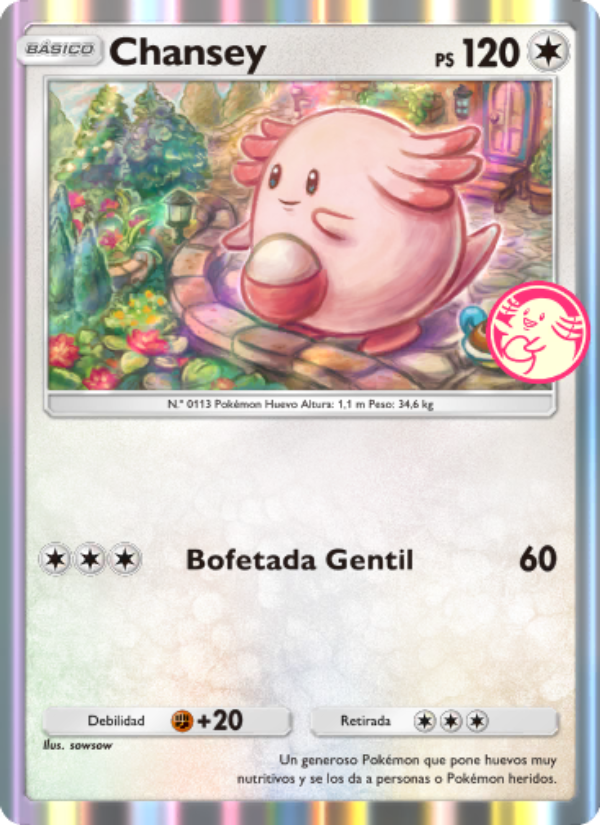 Chansey 011 — Promo-A (Spanish Pokémon TCG card)