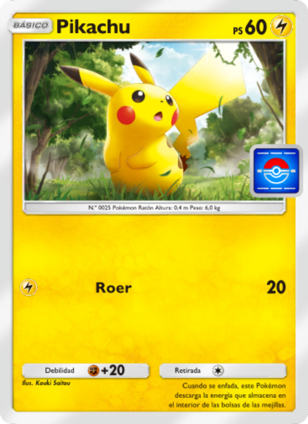 Pikachu 015 — Promo-A (Spanish Pokémon TCG card)