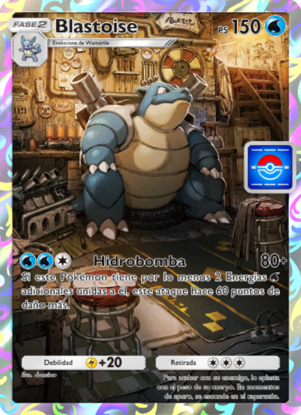 Blastoise 029 — Promo-A (Spanish Pokémon TCG card)
