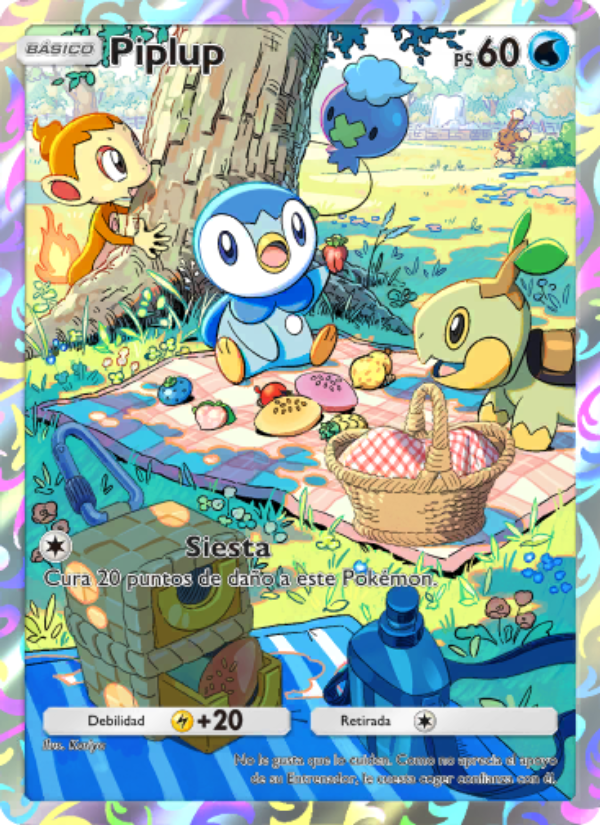 Piplup 034 — Promo-A (Spanish Pokémon TCG card)
