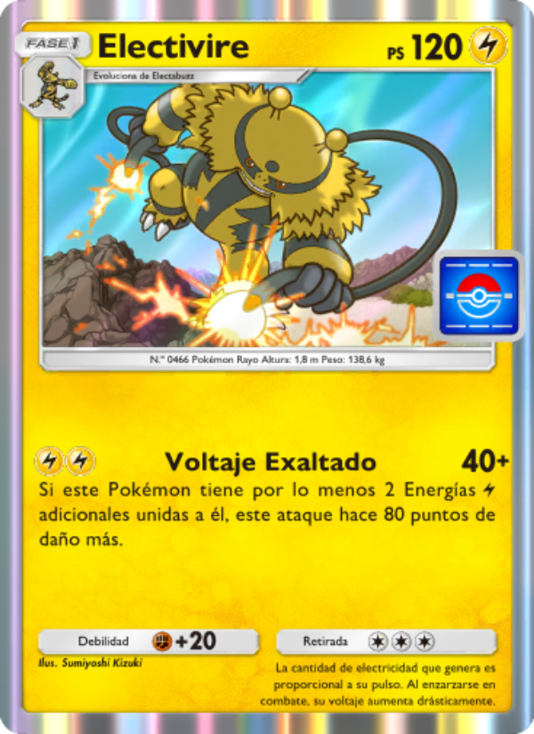 Electivire 036 — Promo-A (Spanish Pokémon TCG card)