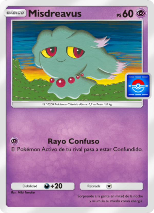 Misdreavus 038 — Promo-A (Spanish Pokémon TCG card)