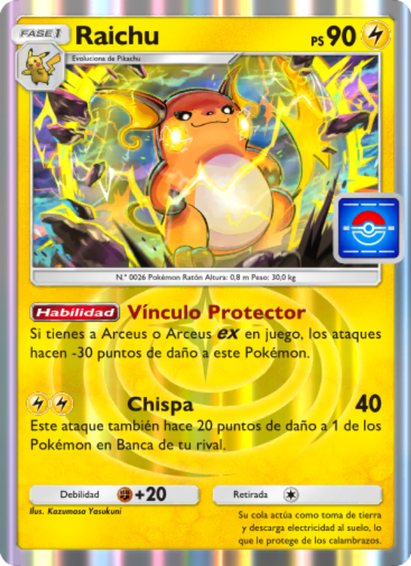 Raichu 044 — Promo-A (Spanish Pokémon TCG card)