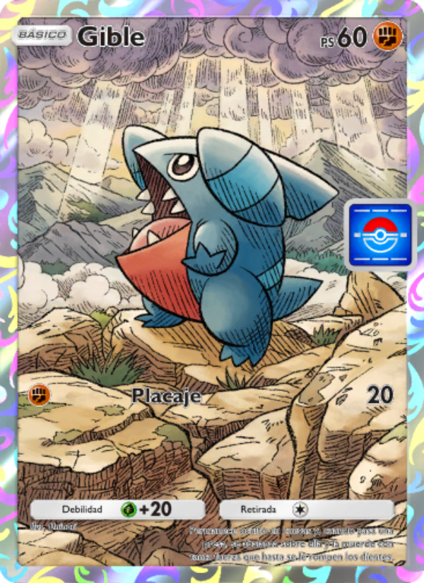 Gible 046 — Promo-A (Spanish Pokémon TCG card)