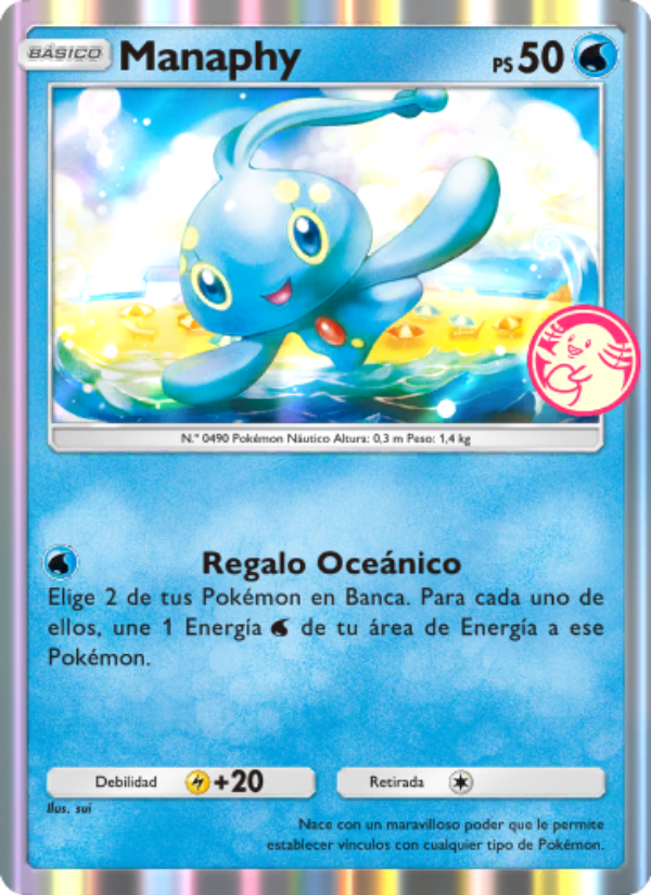 Manaphy 048 — Promo-A (Spanish Pokémon TCG card)