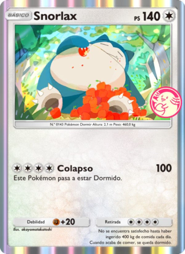 Snorlax 049 — Promo-A (Spanish Pokémon TCG card)