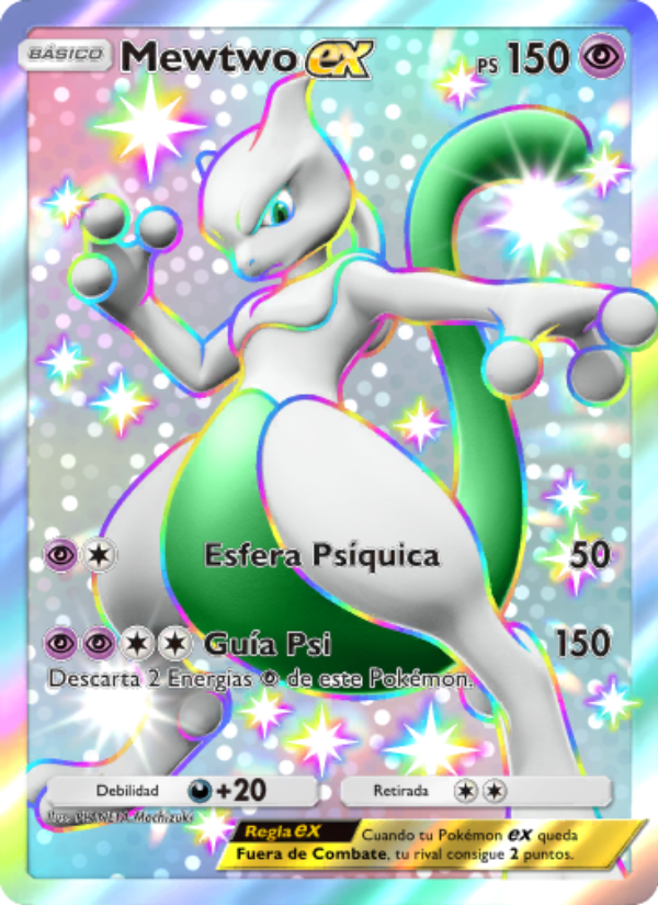 Mewtwo ex 050 — Promo-A (Spanish Pokémon TCG card)