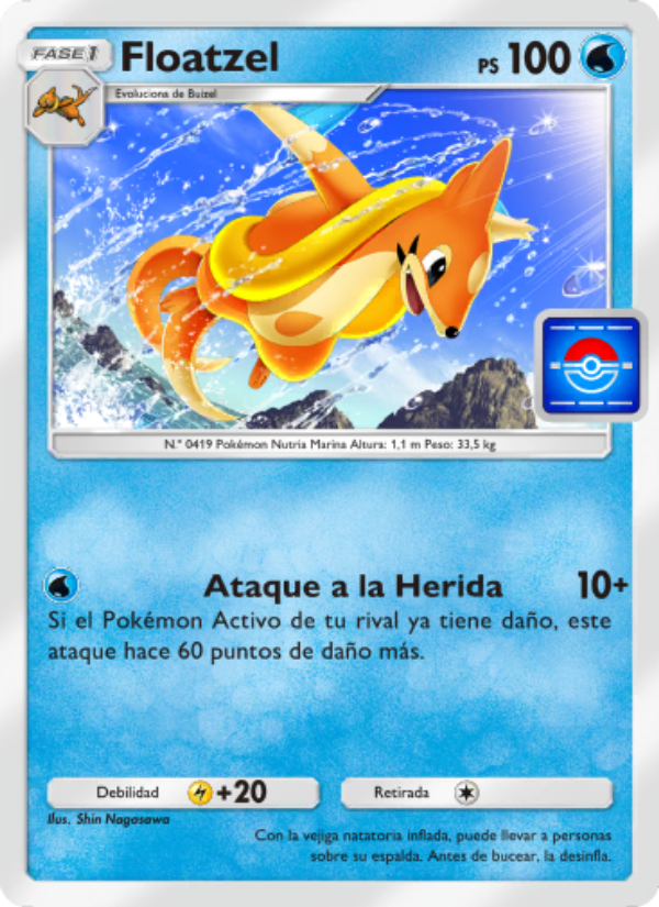 Floatzel 053 — Promo-A (Spanish Pokémon TCG card)