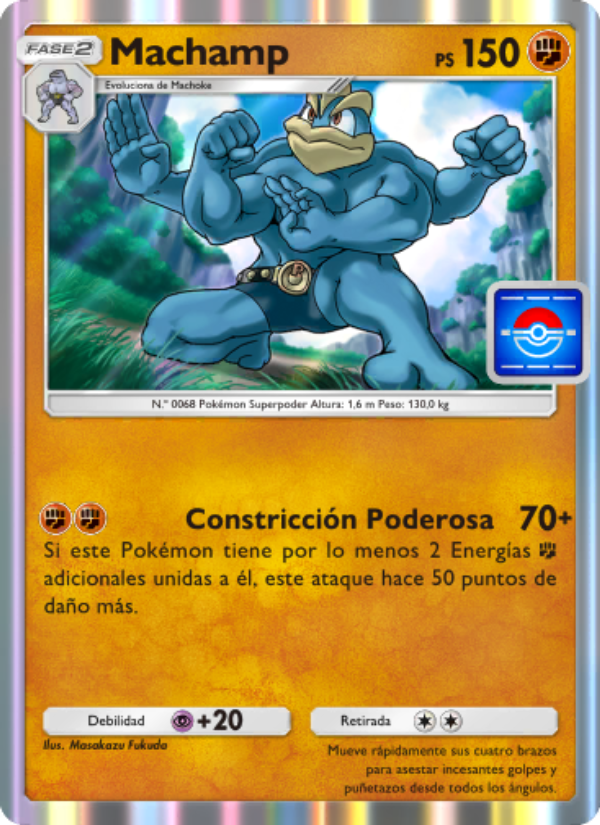 Machamp 055 — Promo-A (Spanish Pokémon TCG card)