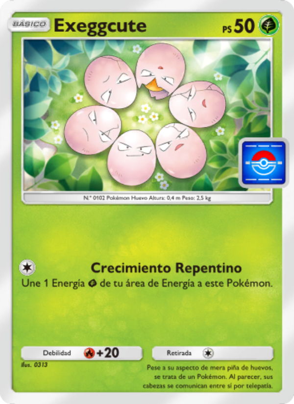 Exeggcute 060 — Promo-A (Spanish Pokémon TCG card)