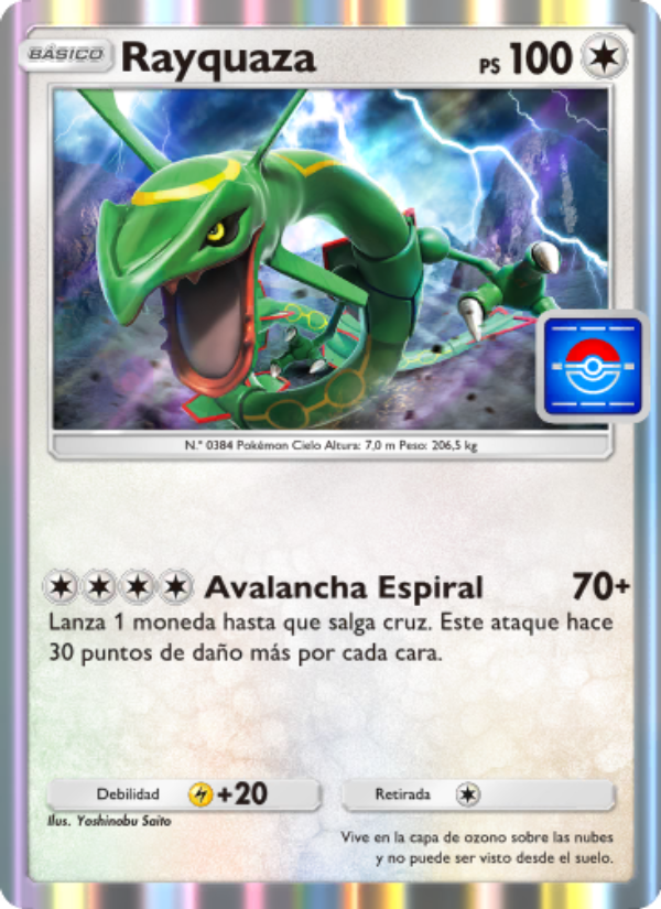 Rayquaza 063 — Promo-A (Spanish Pokémon TCG card)