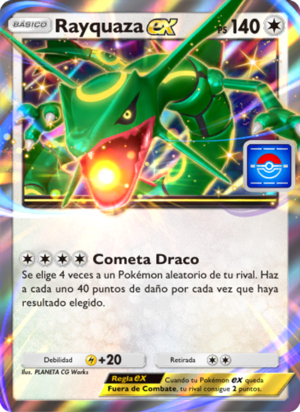 Rayquaza ex 064 — Promo-A (Spanish Pokémon TCG card)
