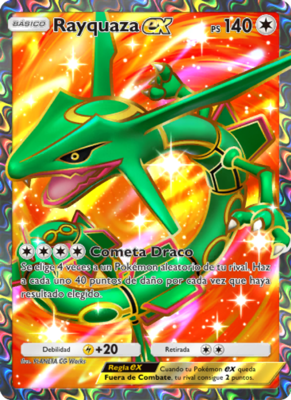Rayquaza ex 065 — Promo-A (Spanish Pokémon TCG card)