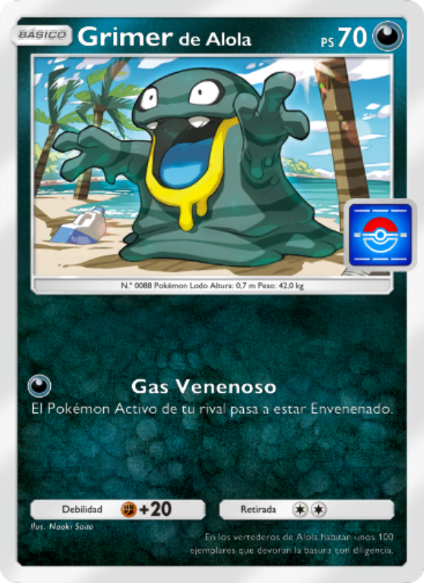 Grimerde Alola 072 — Promo-A (Spanish Pokémon TCG card)