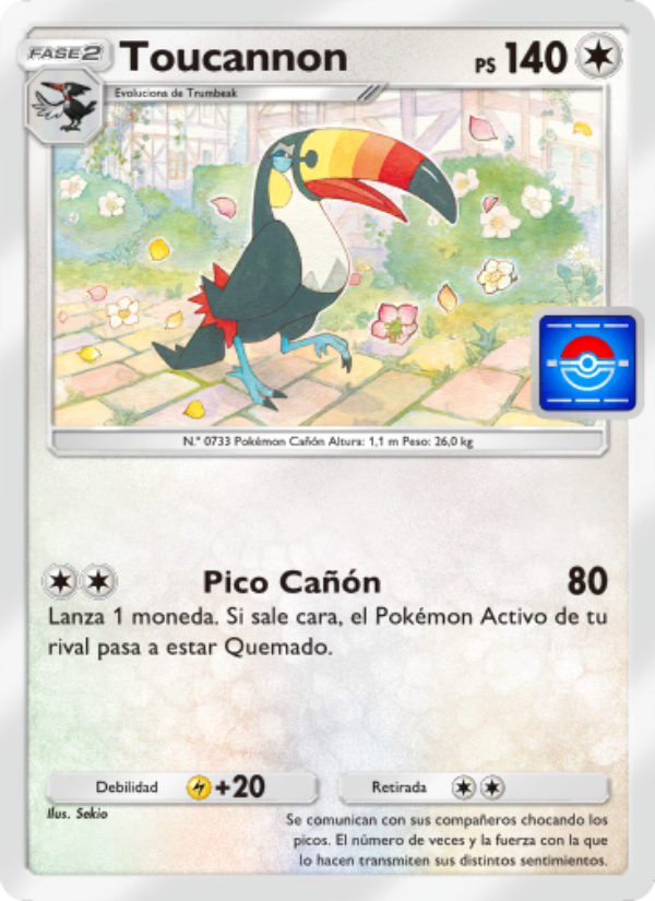 Toucannon 073 — Promo-A (Spanish Pokémon TCG card)