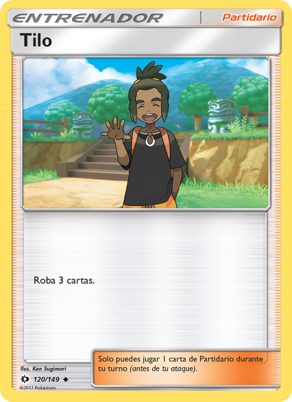 Tilo 120 — Sol y Luna (Spanish Pokémon TCG card)