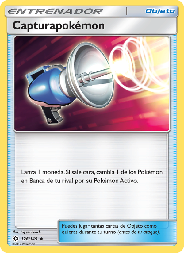 Capturapokémon 126 — Sol y Luna (Spanish Pokémon TCG card)