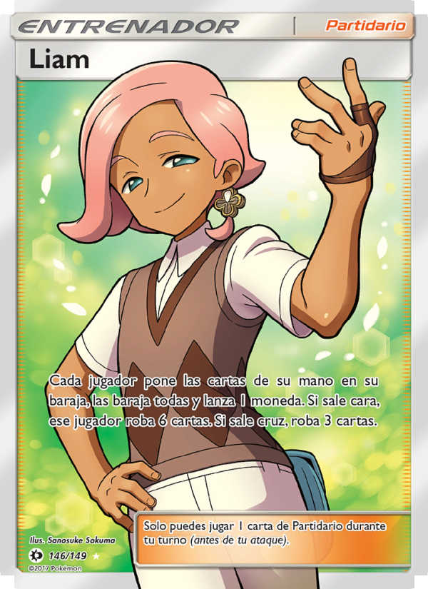 Liam 146 — Sol y Luna (Spanish Pokémon TCG card)
