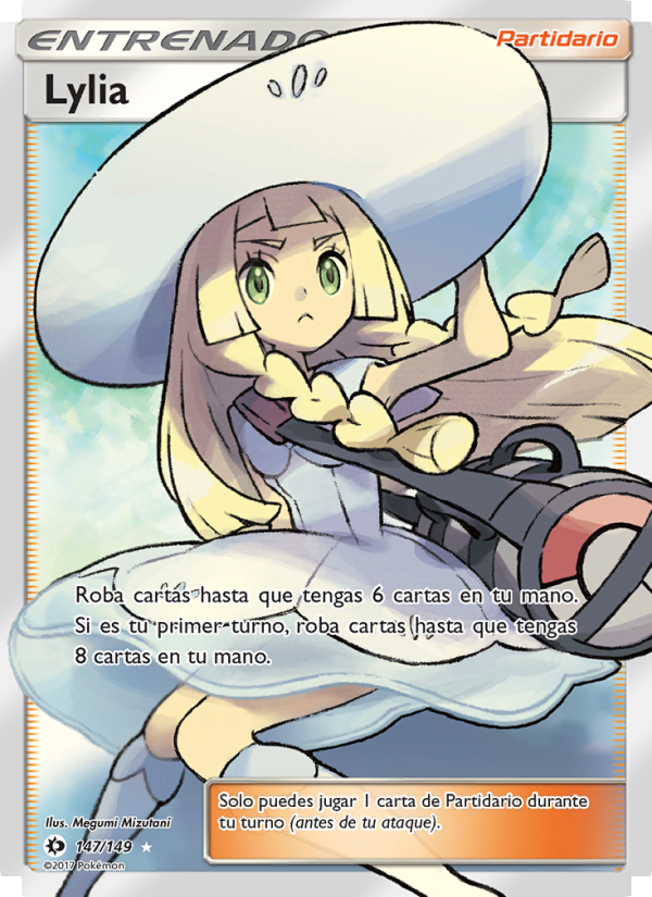 Lylia 147 — Sol y Luna (Spanish Pokémon TCG card)