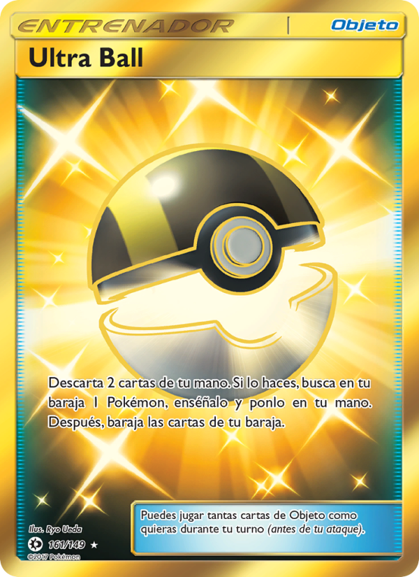 Ultra Ball 161 — Sol y Luna (Spanish Pokémon TCG card)