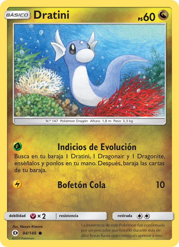 Dratini 94 — Sol y Luna (Spanish Pokémon TCG card)