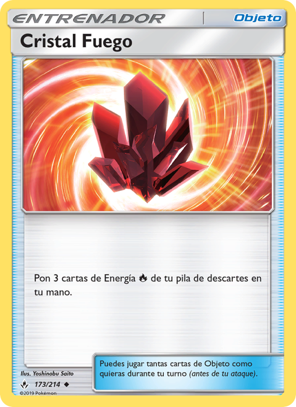 Cristal Fuego 173 — Vínculos Indestructibles (Spanish Pokémon TCG card)