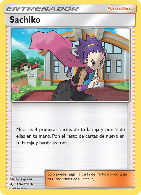 Sachiko 176 — Vínculos Indestructibles (Spanish Pokémon TCG card)