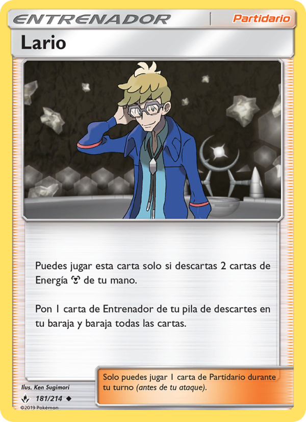 Lario 181 — Vínculos Indestructibles (Spanish Pokémon TCG card)