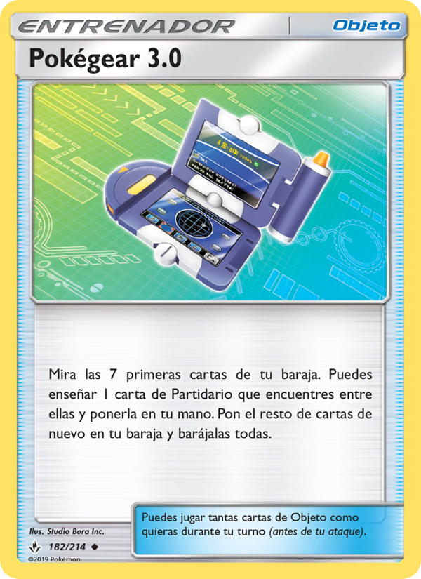 Pokégear 3.0 182 — Vínculos Indestructibles (Spanish Pokémon TCG card)