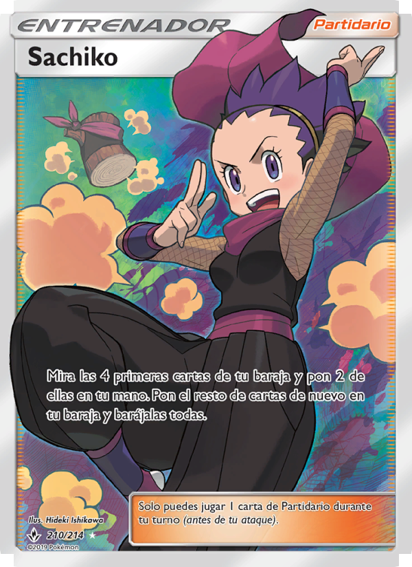 Sachiko 210 — Vínculos Indestructibles (Spanish Pokémon TCG card)