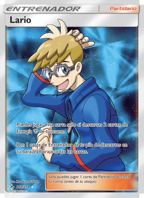 Lario 212 — Vínculos Indestructibles (Spanish Pokémon TCG card)