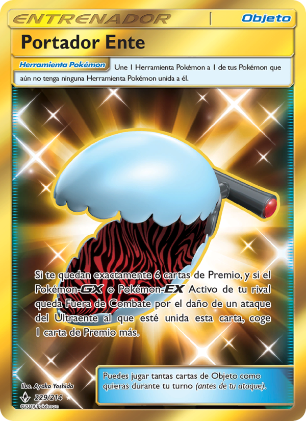 Portador Ente 229 — Vínculos Indestructibles (Spanish Pokémon TCG card)