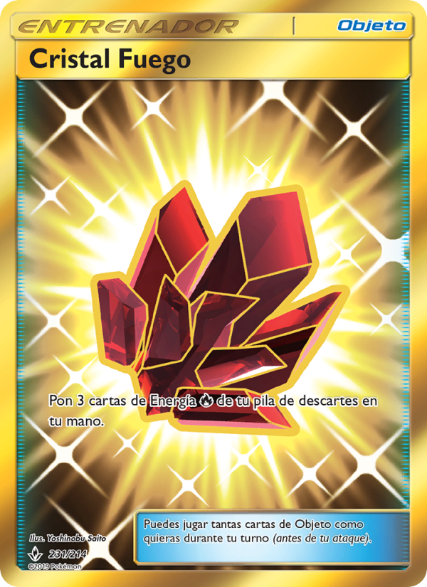 Cristal Fuego 231 — Vínculos Indestructibles (Spanish Pokémon TCG card)