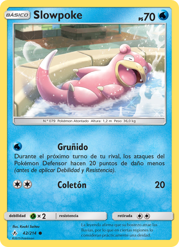 Slowpoke 42 — Vínculos Indestructibles (Spanish Pokémon TCG card)
