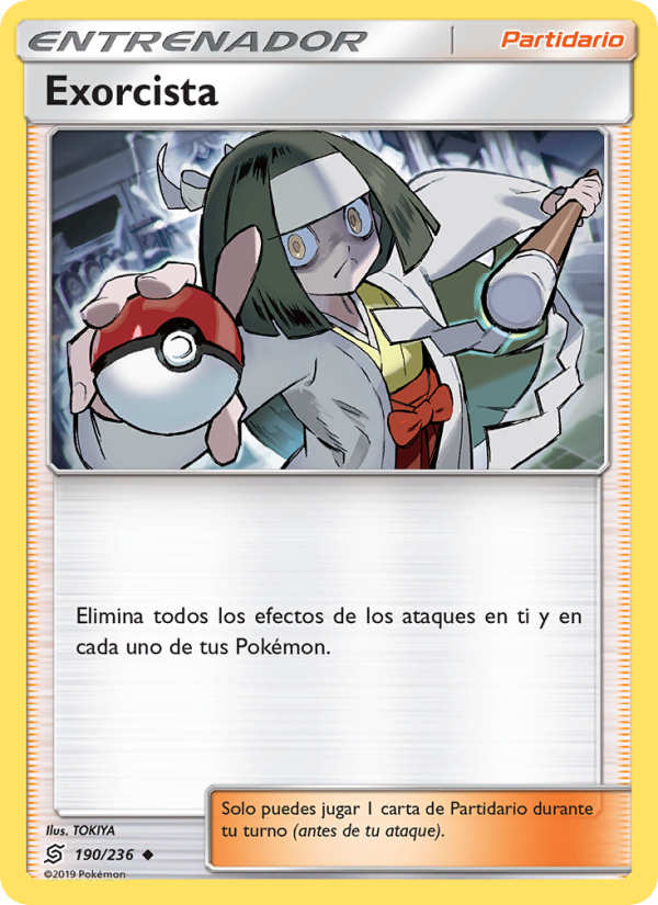 Exorcista 190 — Mentes Unidas (Spanish Pokémon TCG card)
