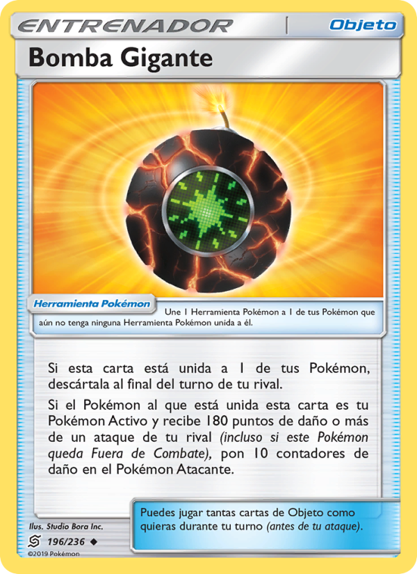 Bomba Gigante 196 — Mentes Unidas (Spanish Pokémon TCG card)