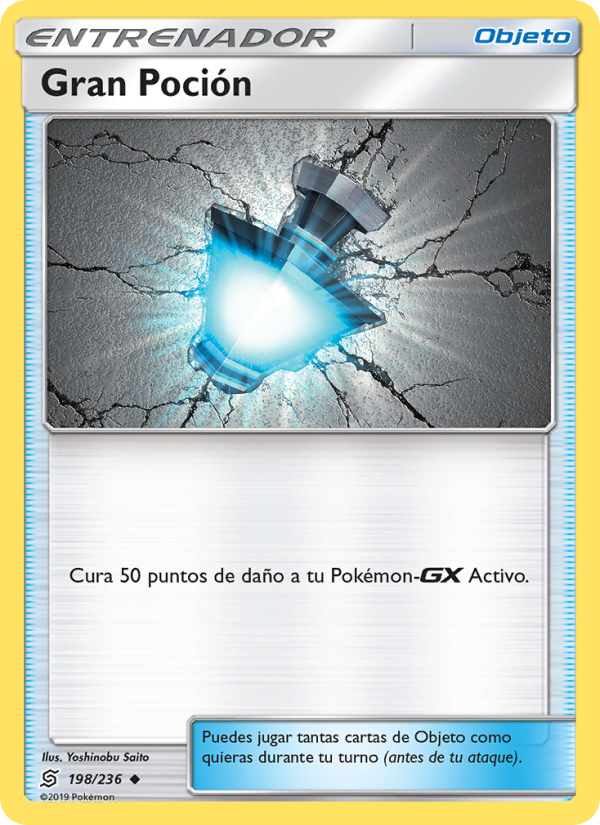 Gran Poción 198 — Mentes Unidas (Spanish Pokémon TCG card)