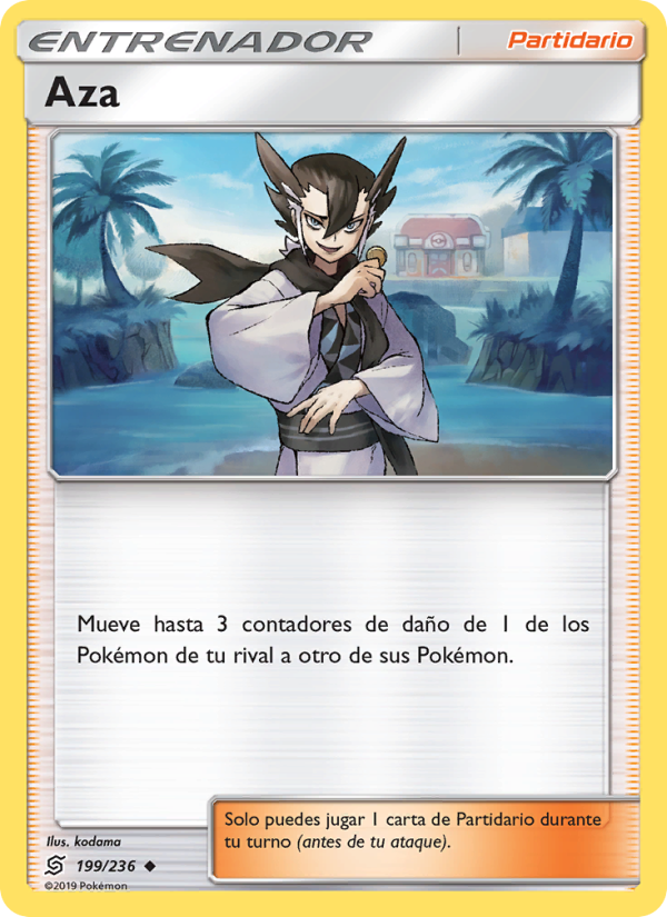 Aza 199 — Mentes Unidas (Spanish Pokémon TCG card)