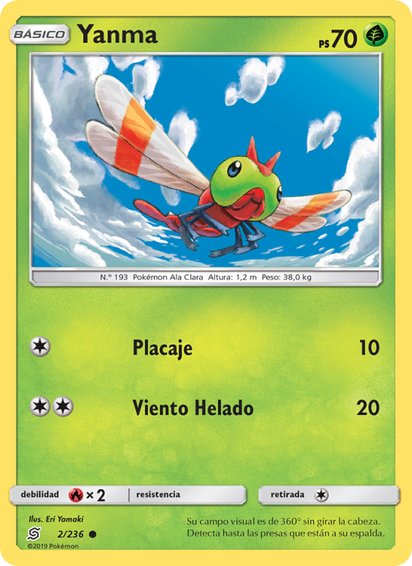 Yanma 2 — Mentes Unidas (Spanish Pokémon TCG card)
