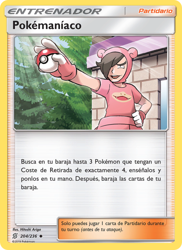 Pokémaníaco 204 — Mentes Unidas (Spanish Pokémon TCG card)