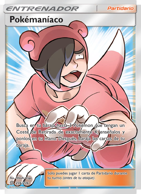 Pokémaníaco 236 — Mentes Unidas (Spanish Pokémon TCG card)