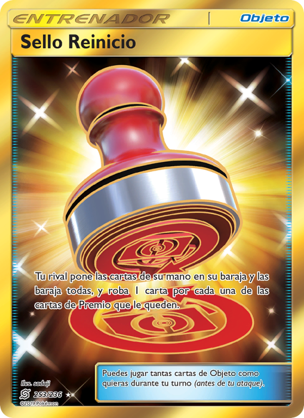 Sello Reinicio 253 — Mentes Unidas (Spanish Pokémon TCG card)