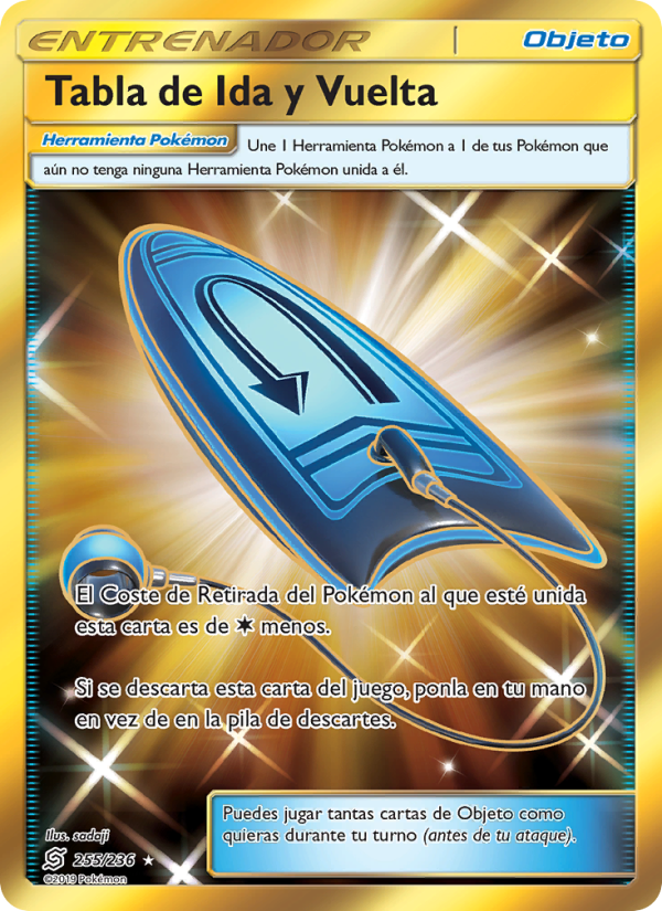 Tabla de Ida y Vuelta 255 — Mentes Unidas (Spanish Pokémon TCG card)