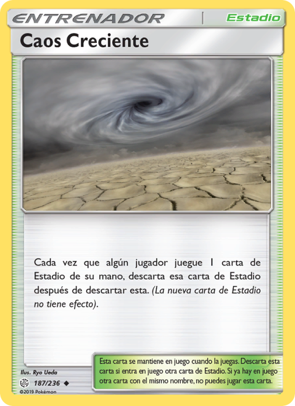 Caos Creciente 187 — Eclipse Cósmico (Spanish Pokémon TCG card)