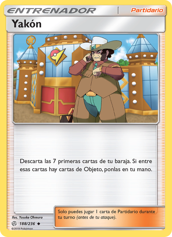 Yacón 188 — Eclipse Cósmico (Spanish Pokémon TCG card)