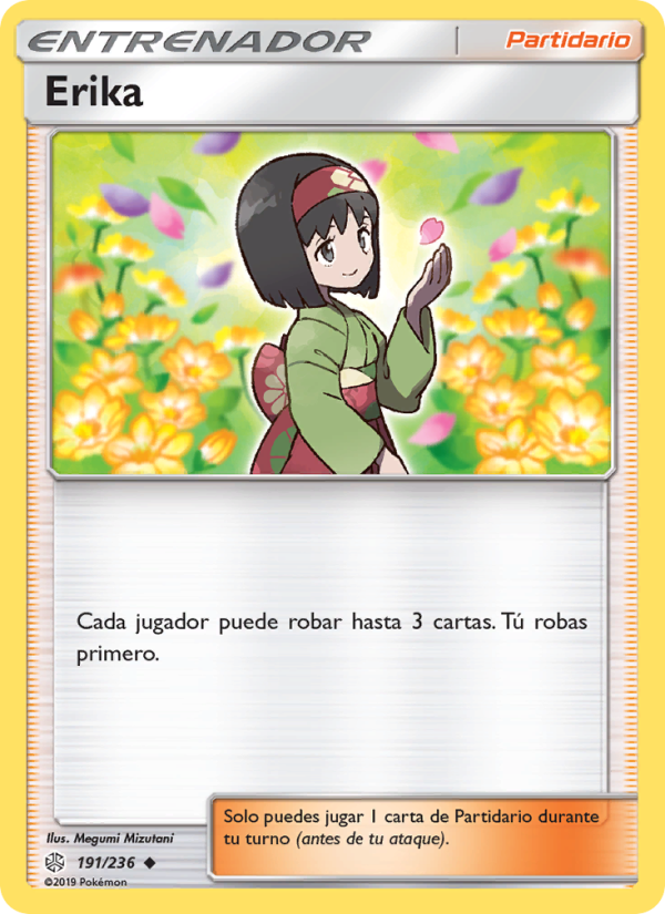 Erika 191 — Eclipse Cósmico (Spanish Pokémon TCG card)